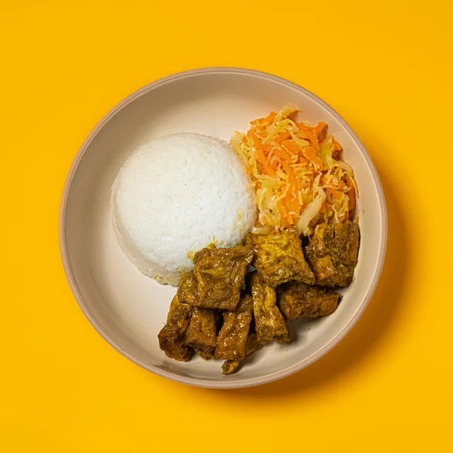 Lemongrass Tofu with Rice, VieVegan
