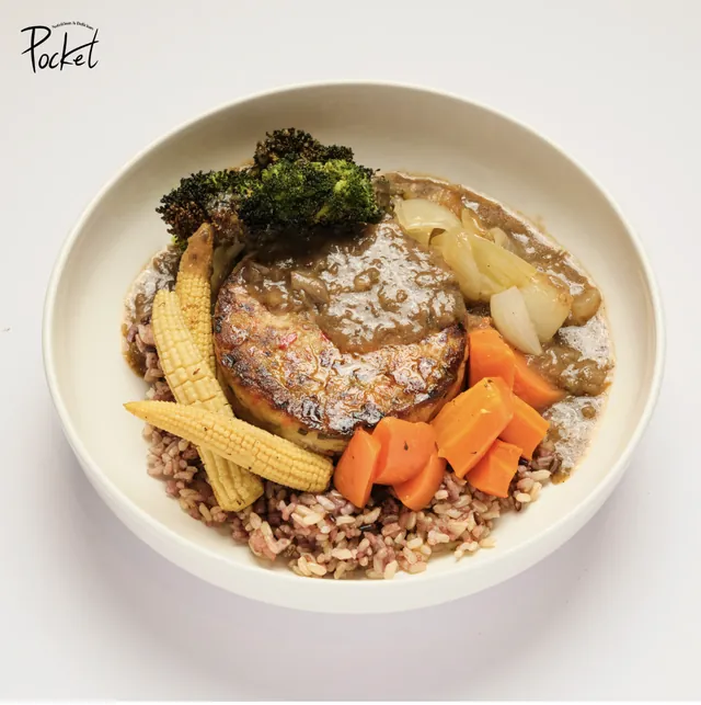 Tofu steak & pepper sauce — Pocket