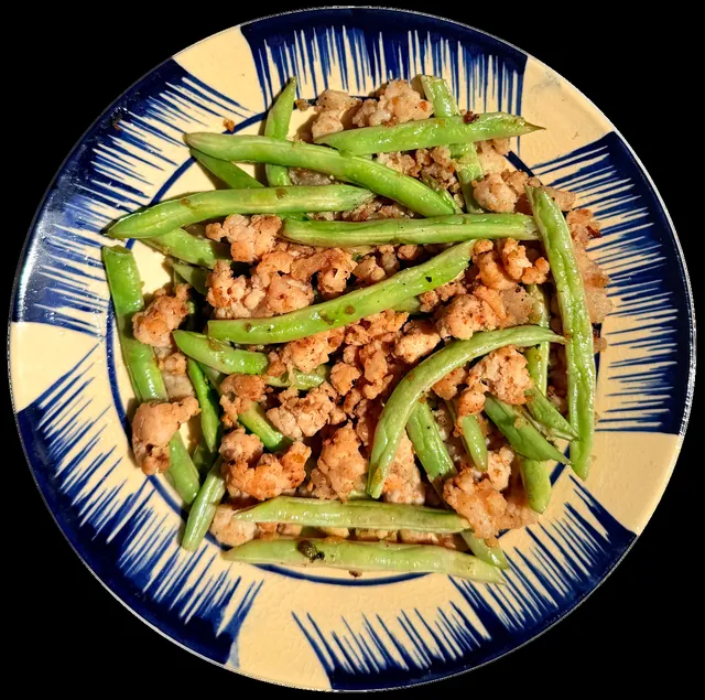 Stir Fried Green Beans with Pork Mince — Stuff'd (Vietmeals)