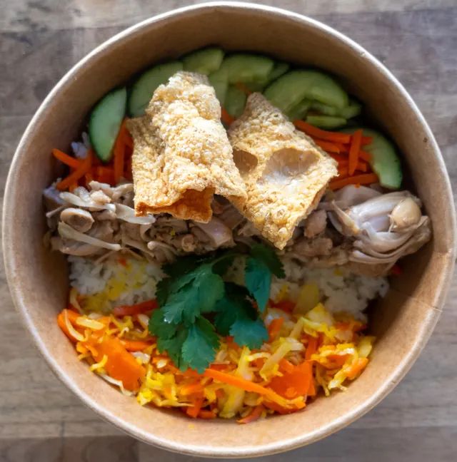 Roasted Pulled Pork Rice Bowls — VieVegan