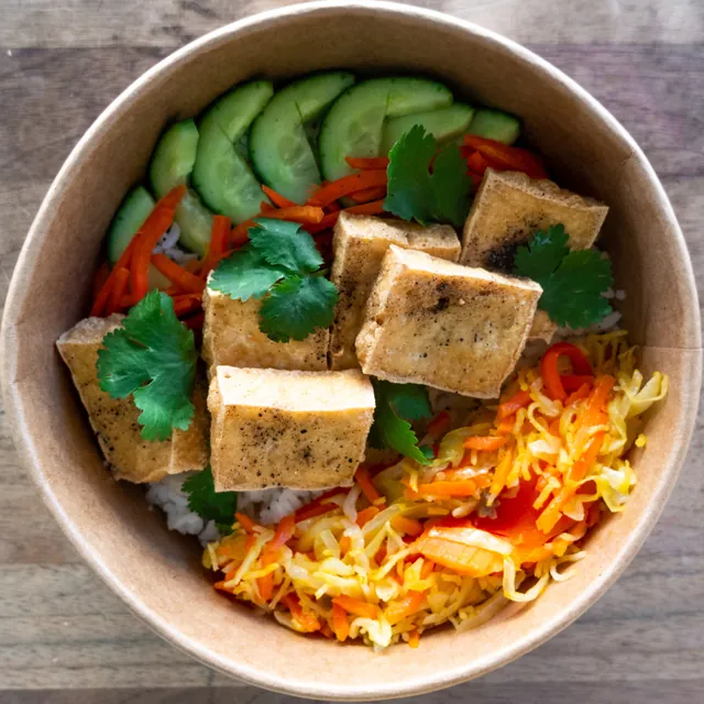 Lemongrass Tofu Rice Bowls — VieVegan