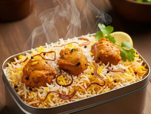 Hyderabadi Chicken Biryani — Dabba Cartel
