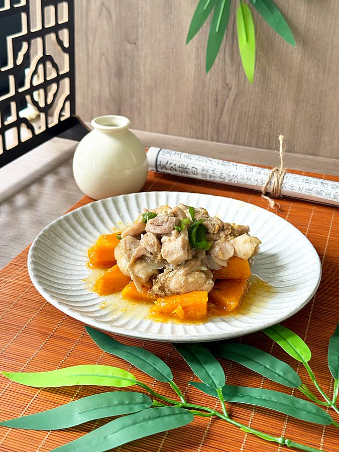 Braised Chicken Thigh with Pumpkin — CHDS