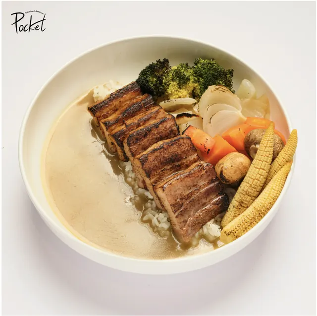 Pork belly & green curry — Pocket